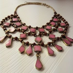 Handcrafted Tibetan Statement Necklace